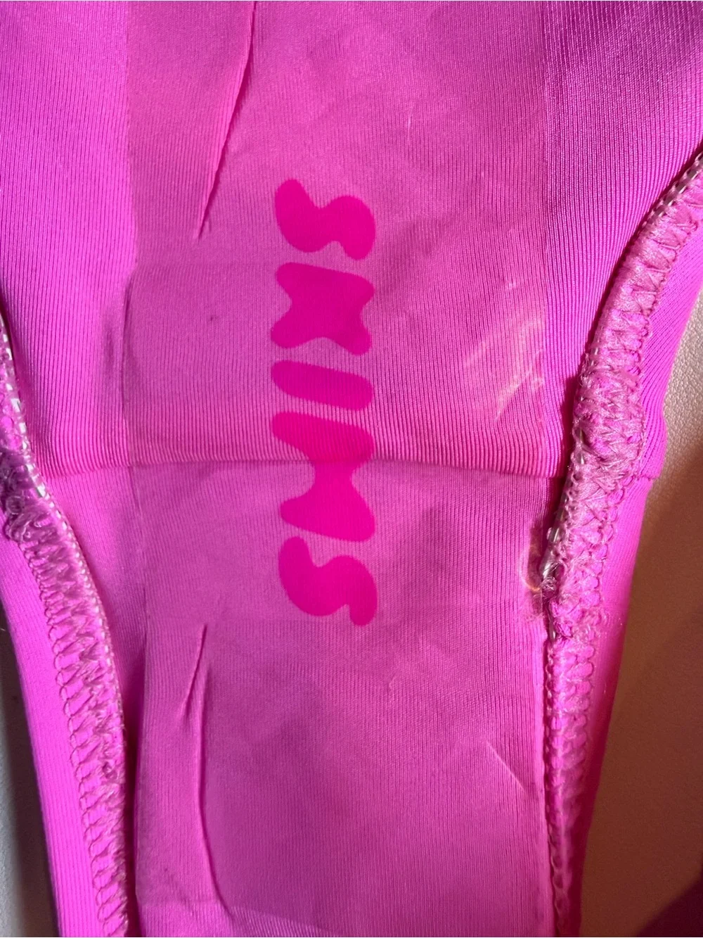 SKIMS Plus Size Hot Pink One-Piece Swimsuit with Logo Brand New w/tags